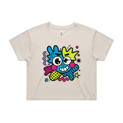 "Pop Monster" Girls' Half Sleeve Tee Thumbnail