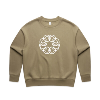 "Interlocking rings" - Women's Relax Crew Thumbnail