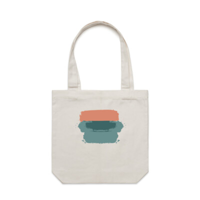 "Tri watercolor" - AS Colour Carrie Bag Thumbnail