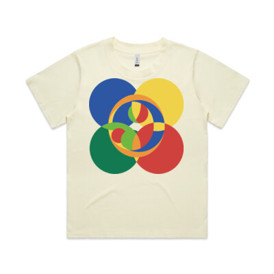 "Colourful abstract"  - WO'S Martina Tee Thumbnail