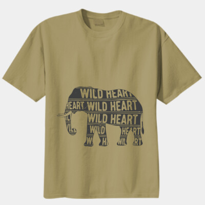 "Wild heart silhouette " - Unisex Modern Fit Tee Thumbnail