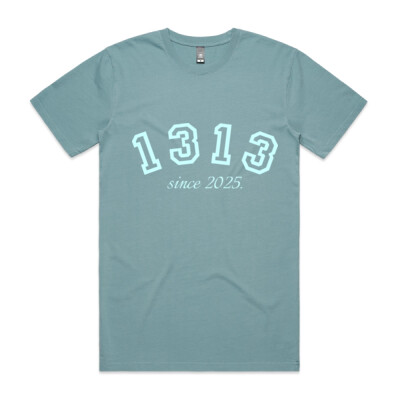"1313 since 2025" - Men Half Sleeve Tee  - Mens Faded Tee Thumbnail