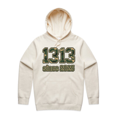 "1313 Since 2025 Camo"- Unisex Hood - Stencil Unisex Hood Thumbnail