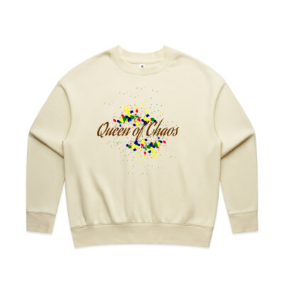 "Queen of Chaos"- Women Relax Crew - Women's Relax Crew Thumbnail