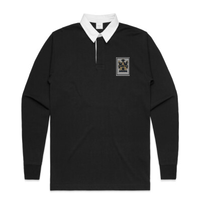  "Crest print"- Men's Rugby Jersey - Mens Rugby Jersey Thumbnail