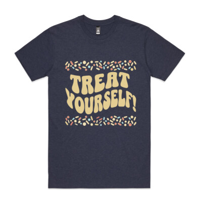 "TREAT YOURSELF!"- Men's Tee - Staple Marle Tee Thumbnail