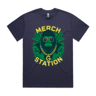 "Merch G Station" - Men's Heavy Tee Thumbnail