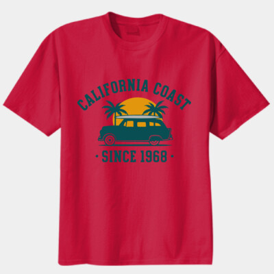 "CALIFORNIA COAST"-  Unisex Modern Fit Tee Thumbnail