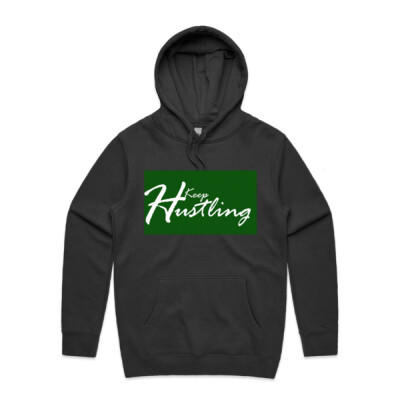 "Keep Hustling"- Unisex Stencil Hood Thumbnail