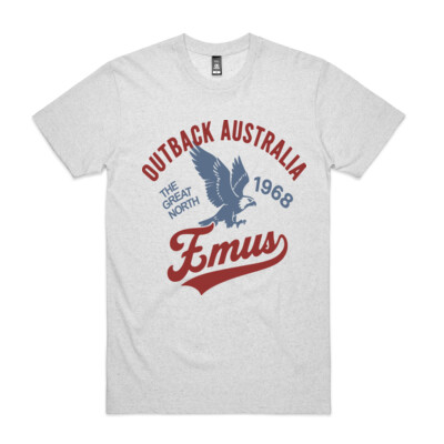 "OUTBACK AUSTRALIA"- Men's Staple Marle Tee Thumbnail